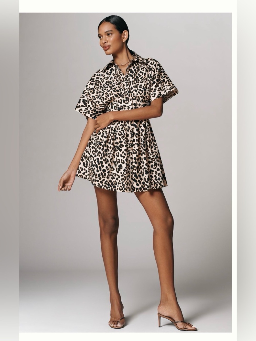 THE TOBIE MINI SHIRT DRESS - Picture 4 of 12